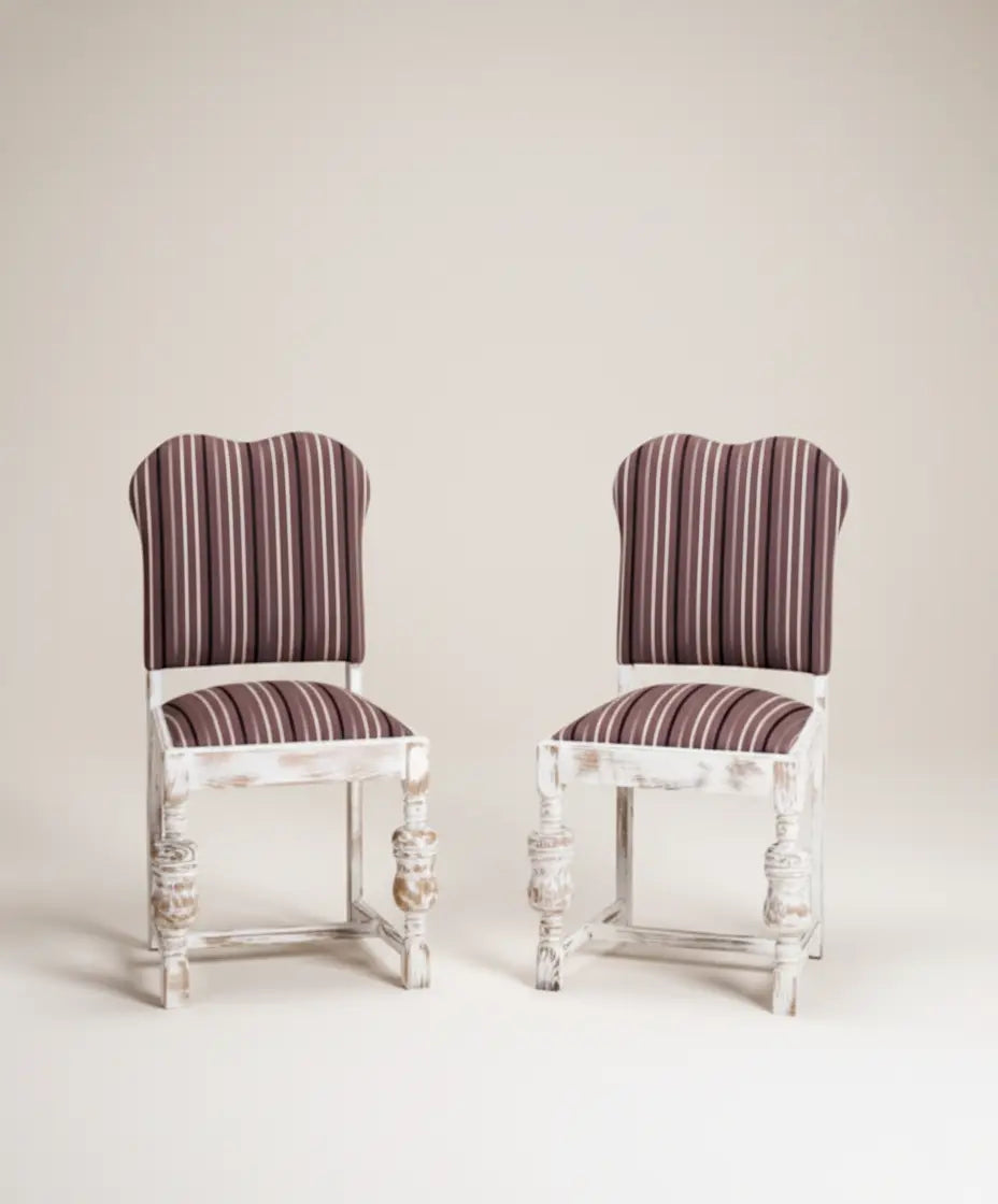 conjunto de cuatro sillas vintag pata decape