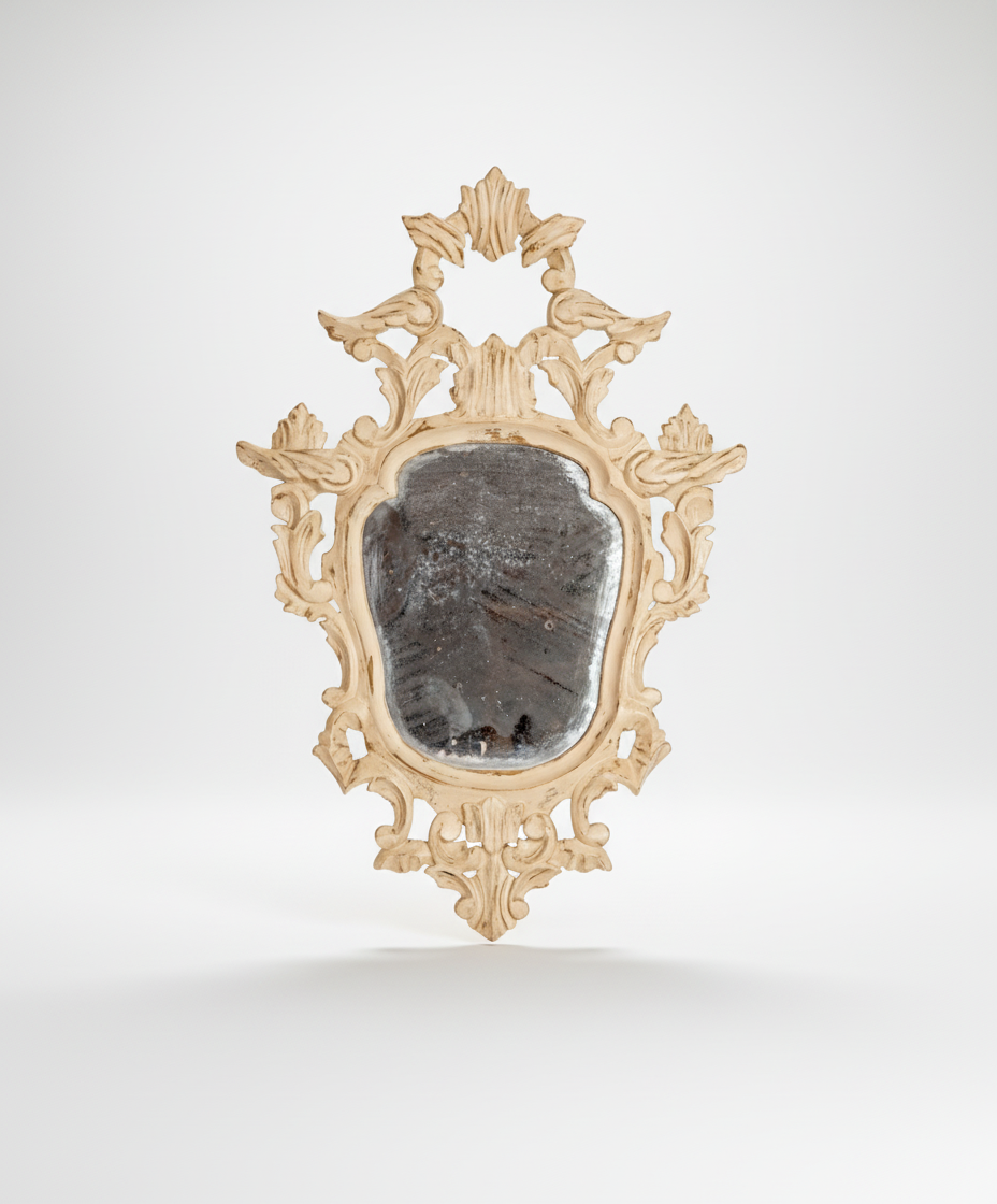 Antique cornucopia mirror