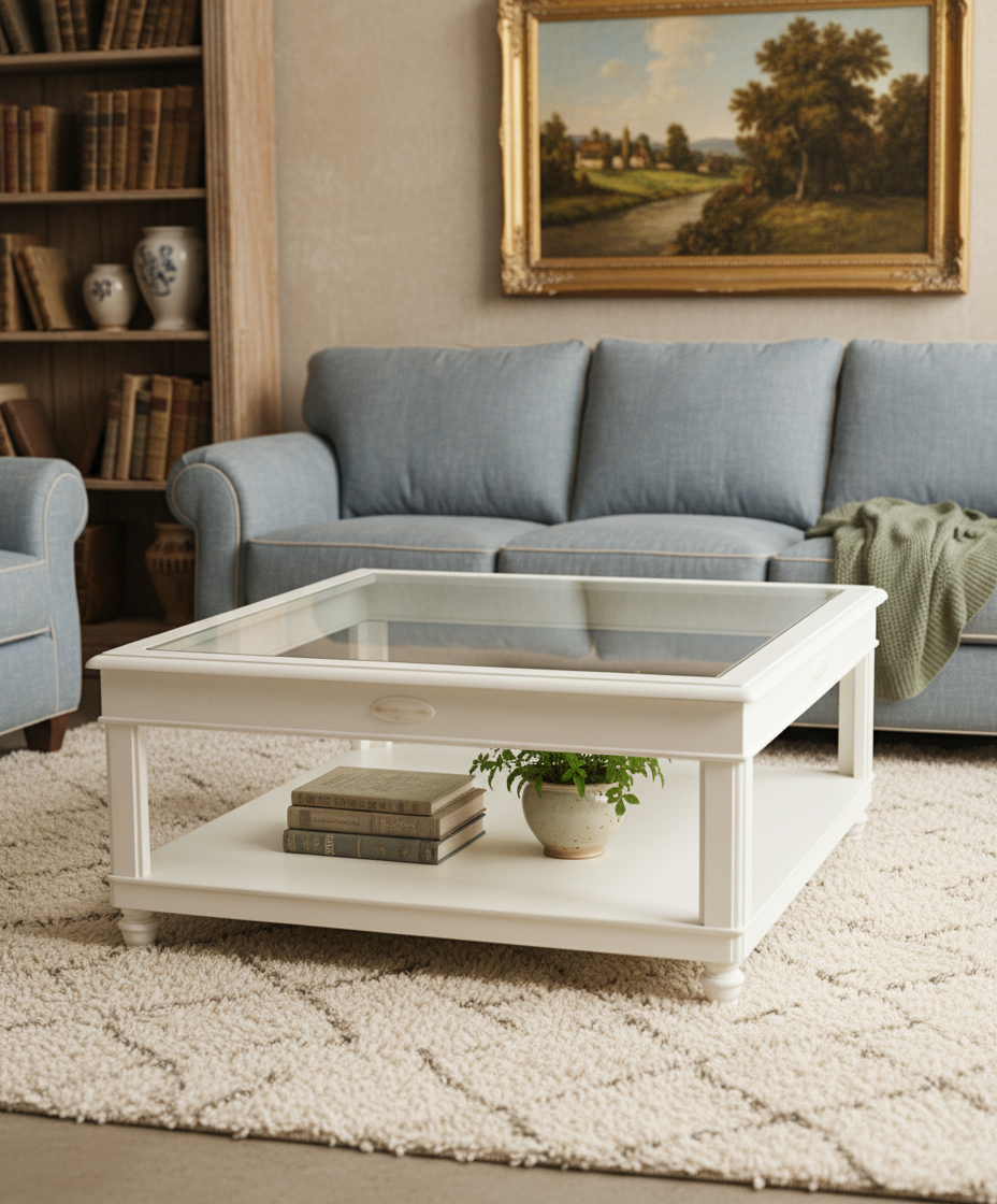 Mesa de centro cuadrada Chateau