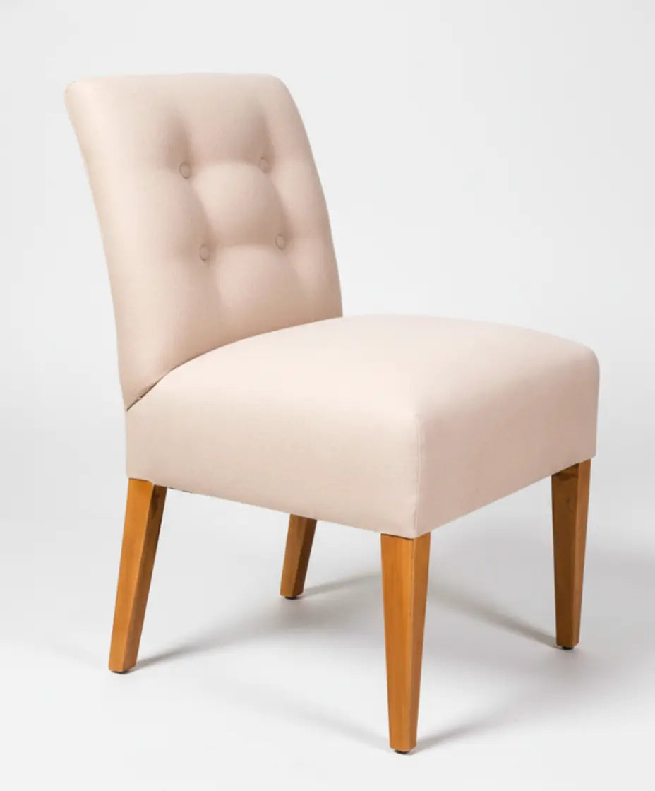 Conjunto de 4 sillas de lino diseño vintage
