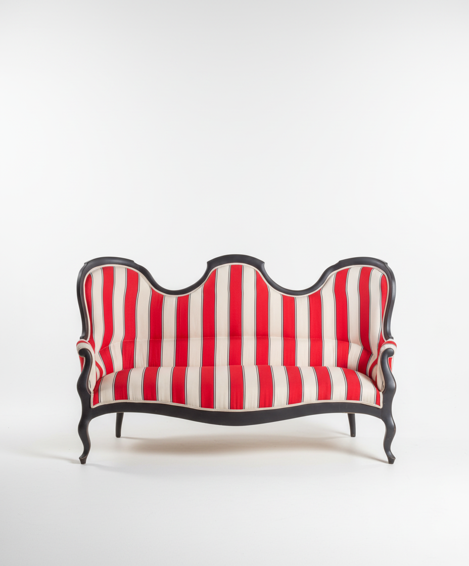 Sofá isabelino Rouge