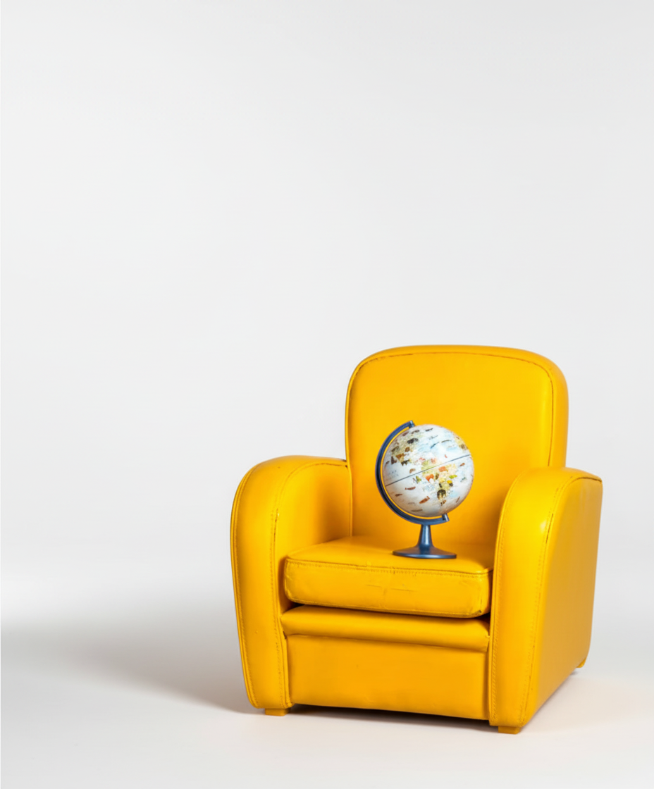 sillon infantil vista frontal