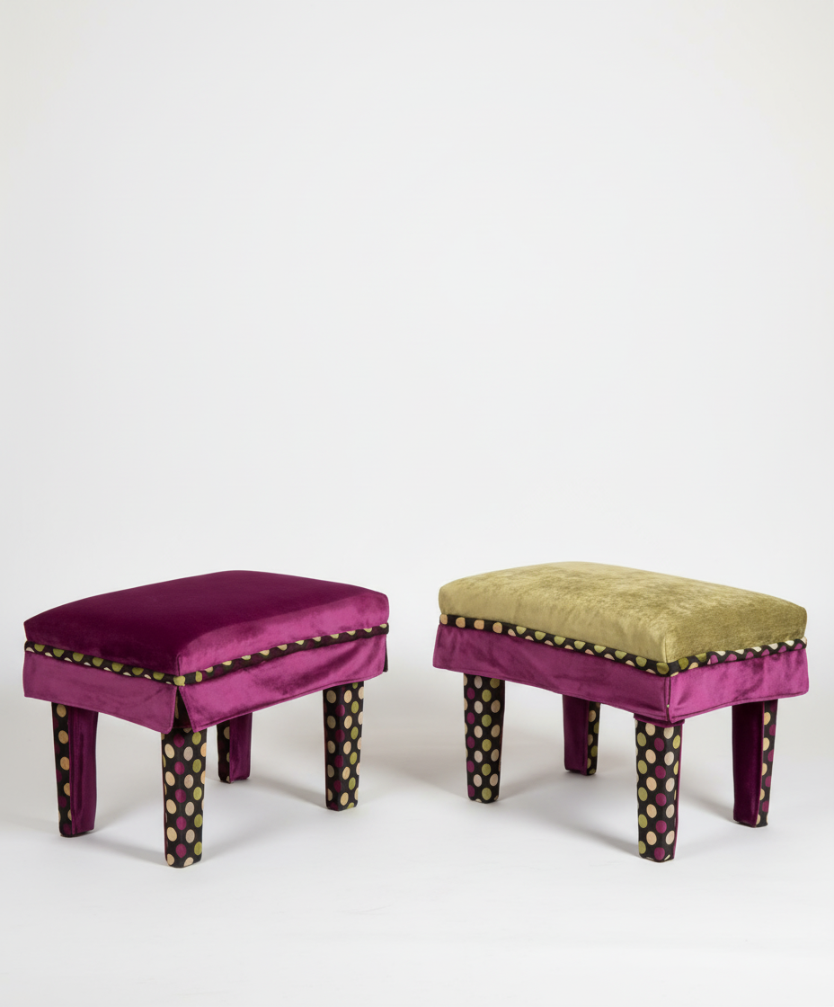 Pair of Leopold stools