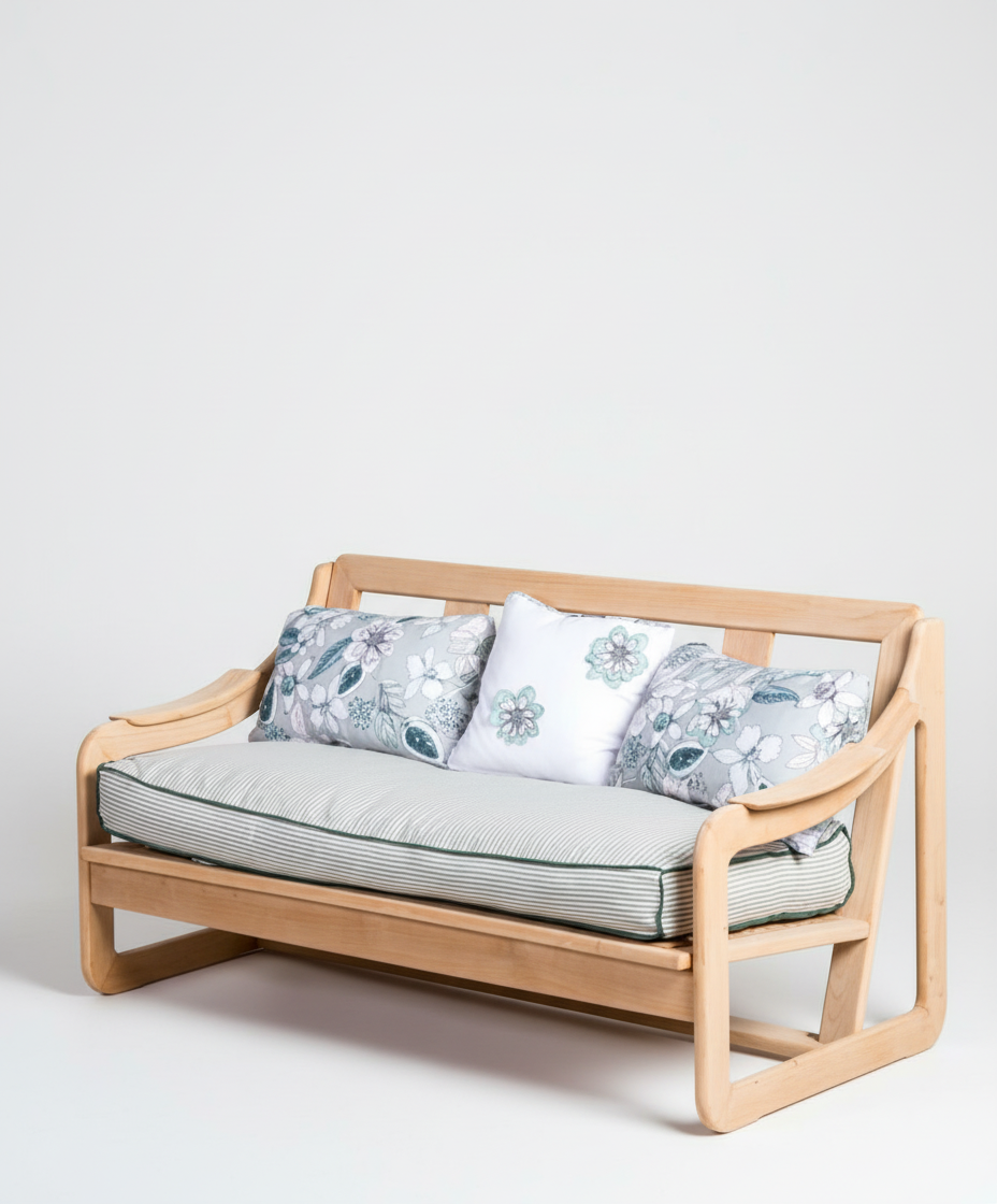 Sofá de madera Lionel