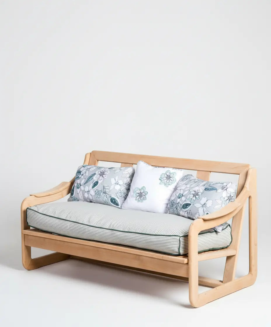 Sofá de madera Lionel Antique arte y decoracion