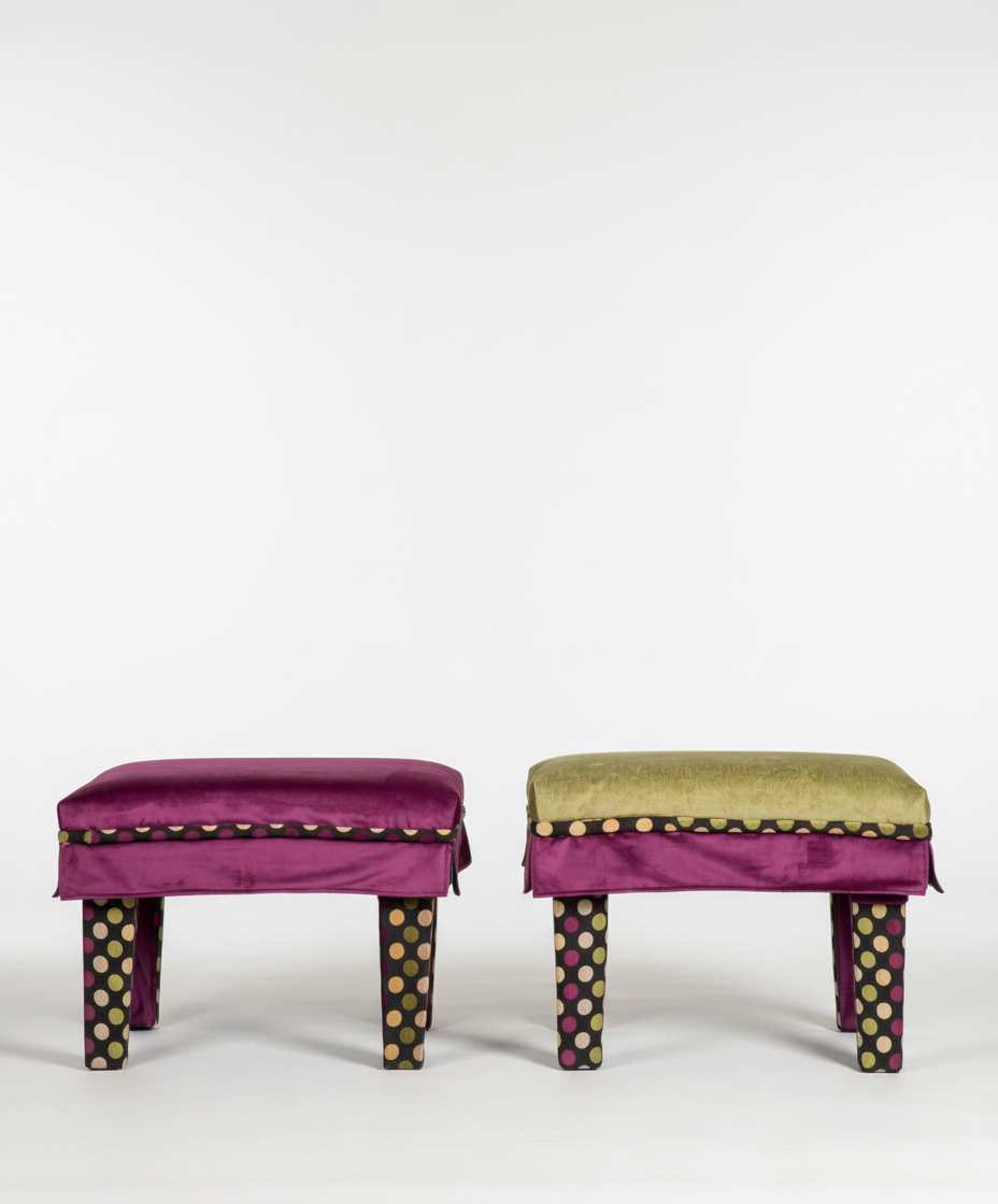 Pair of Leopold stools