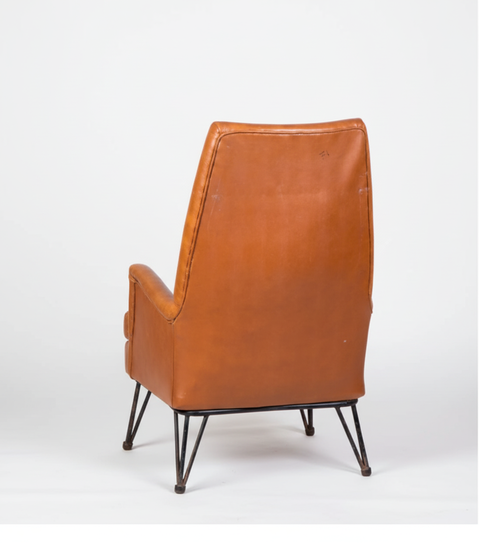 Sillón antiguo de barco