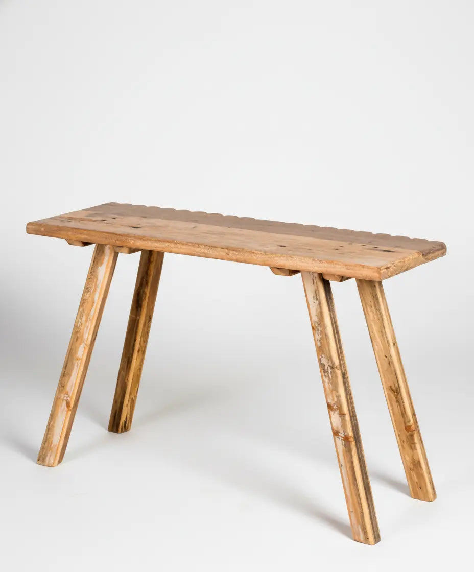 mesa consola de estilo rustico