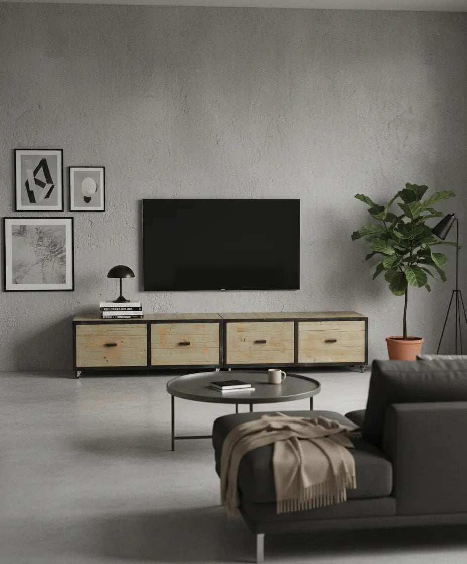 mueble cajonera industrial