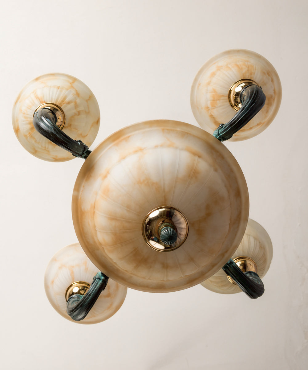 Lámpara de bronce Lemans