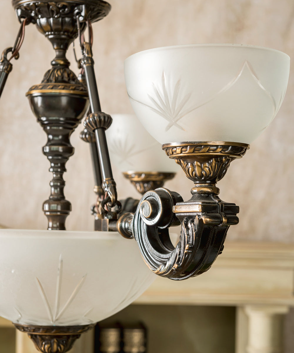 Bronze ceiling lamp