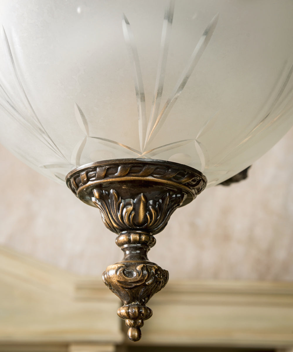 Bronze ceiling lamp