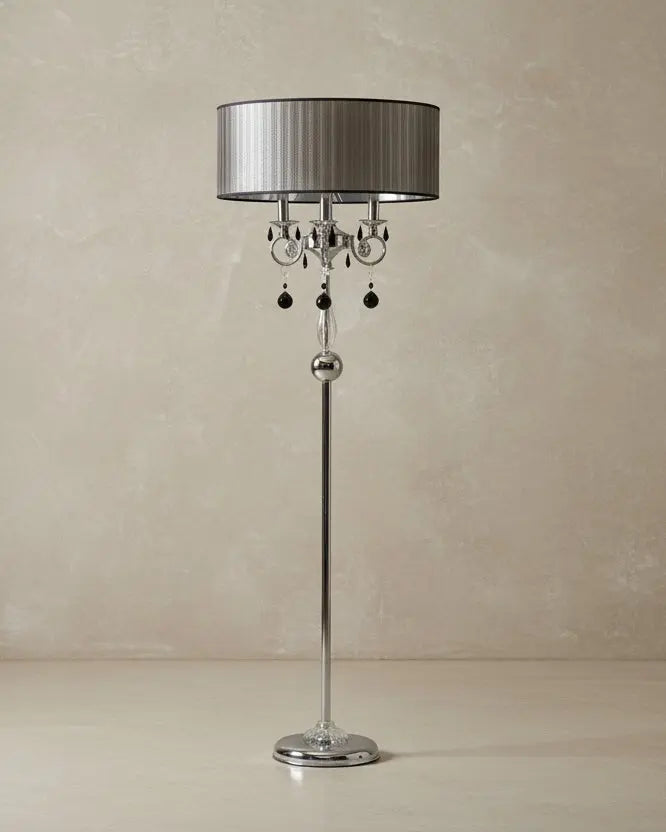Lámpara de pie con Swarovski Antique arte y decoracion