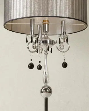 Lámpara de pie con Swarovski Antique arte y decoracion