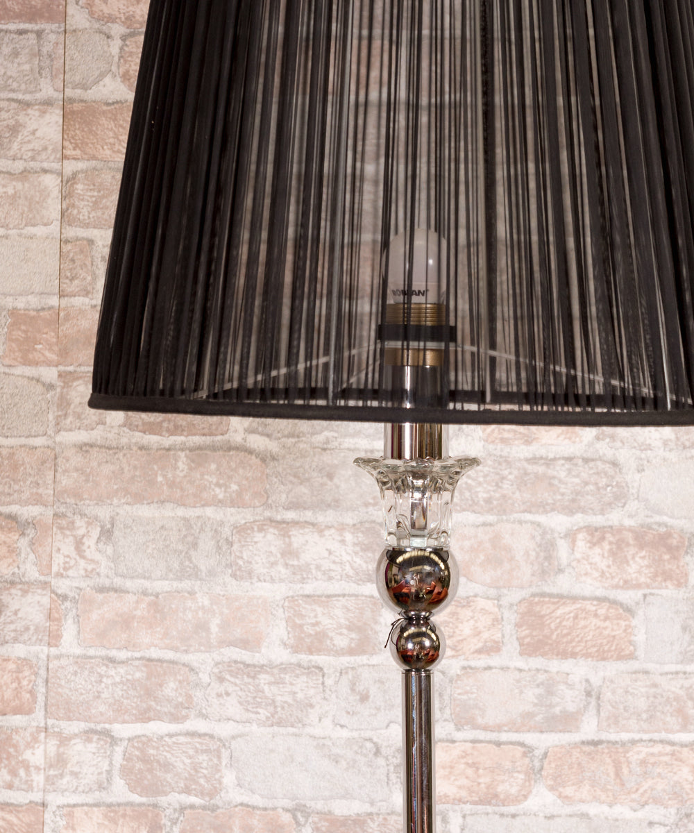 Chrome floor lamp
