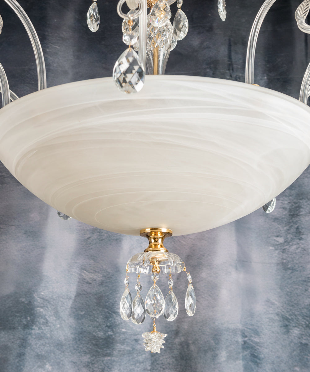 Ceiling lamp with Swarovski crystal