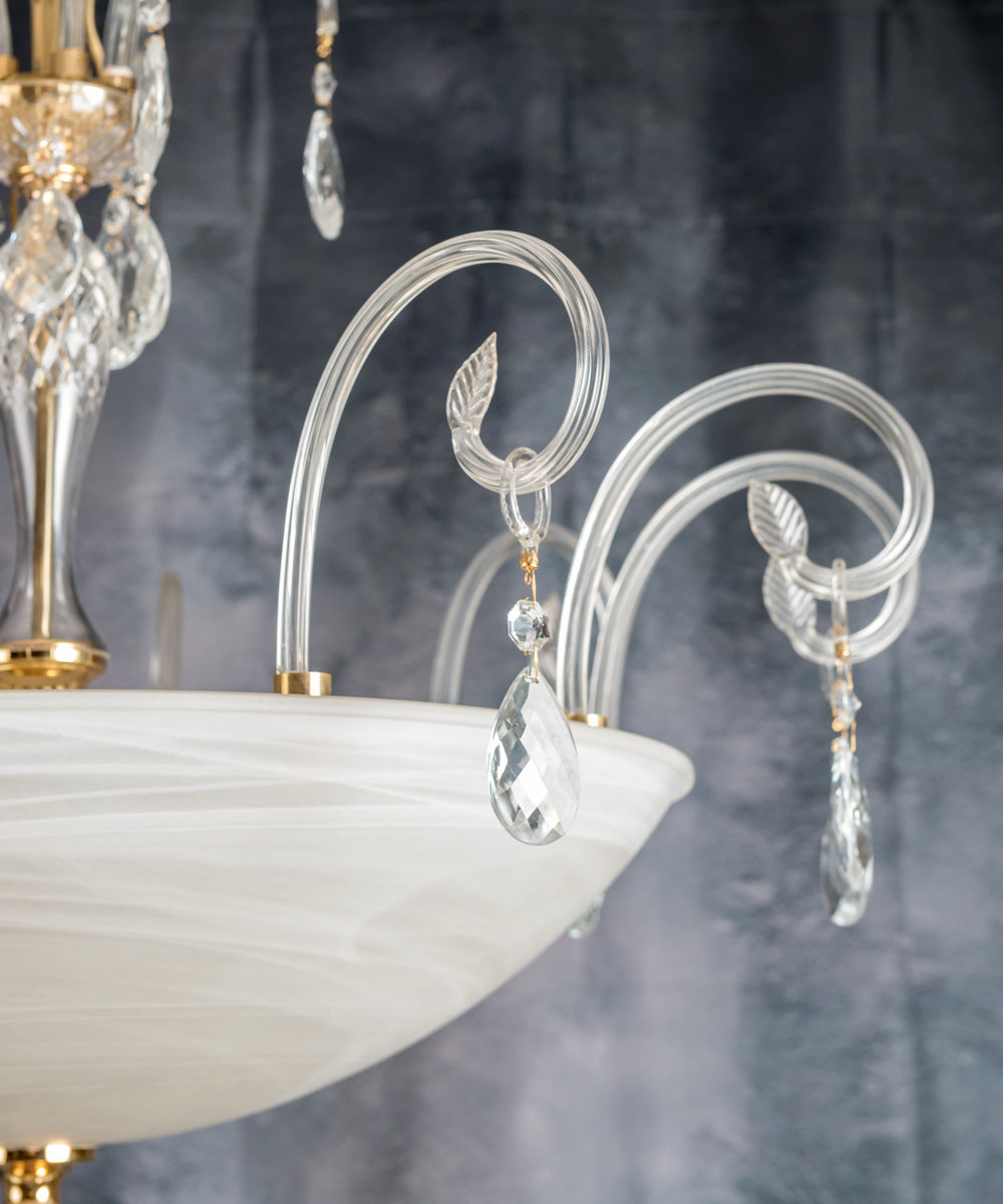 Ceiling lamp with Swarovski crystal