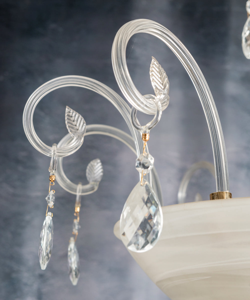 Ceiling lamp with Swarovski crystal