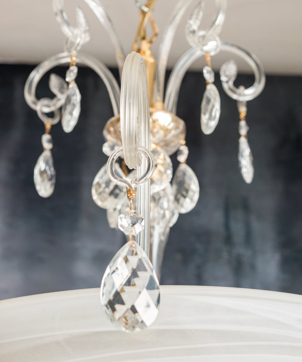 Ceiling lamp with Swarovski crystal
