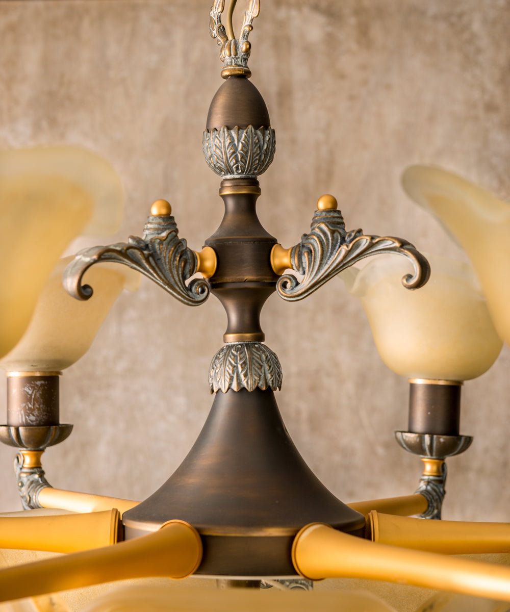Amber ceiling lamp