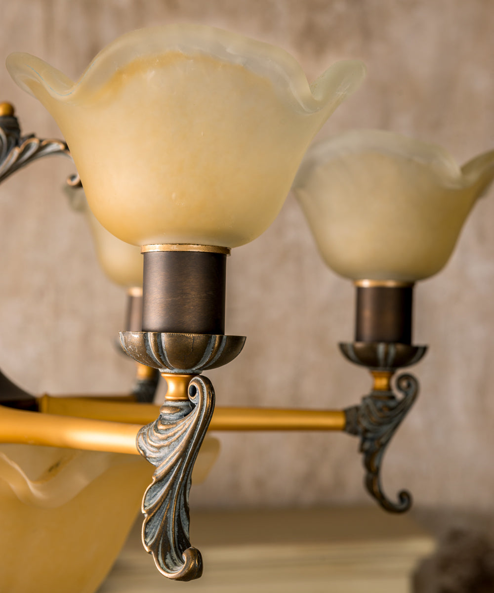 Amber ceiling lamp