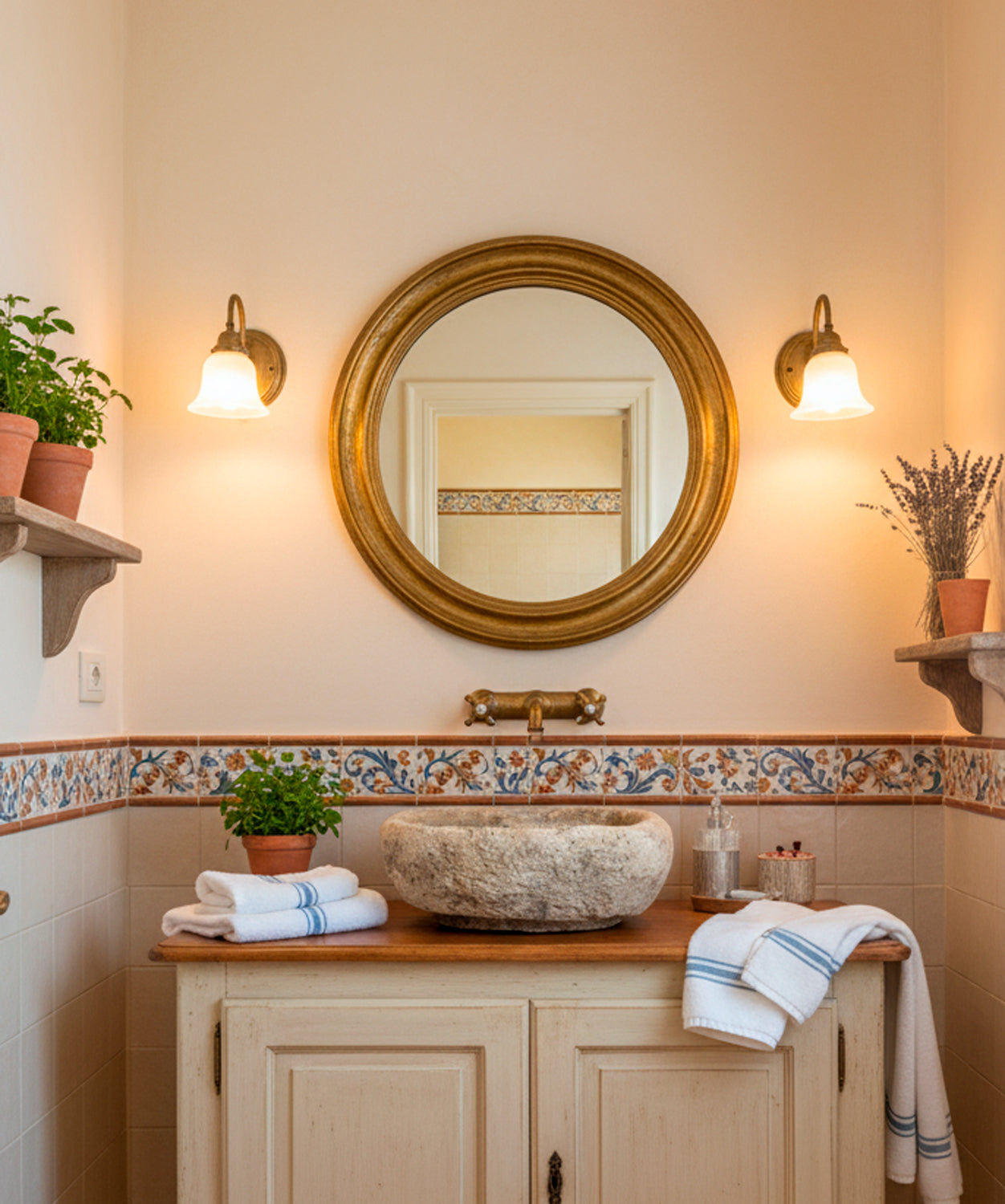 Lavabo antiguo de piedra