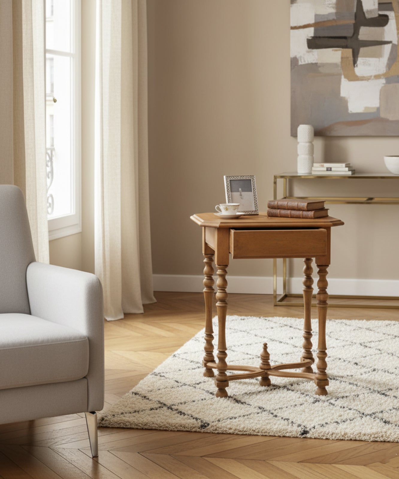 antique side table