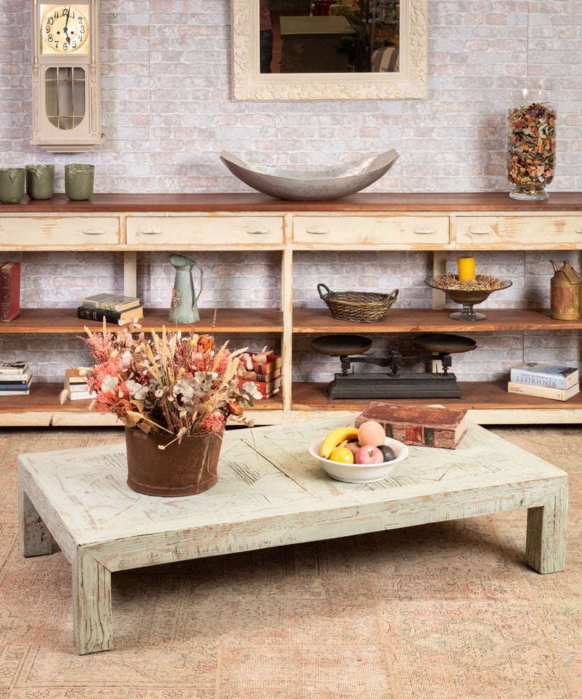 Mesa baja de madera Ponferrada