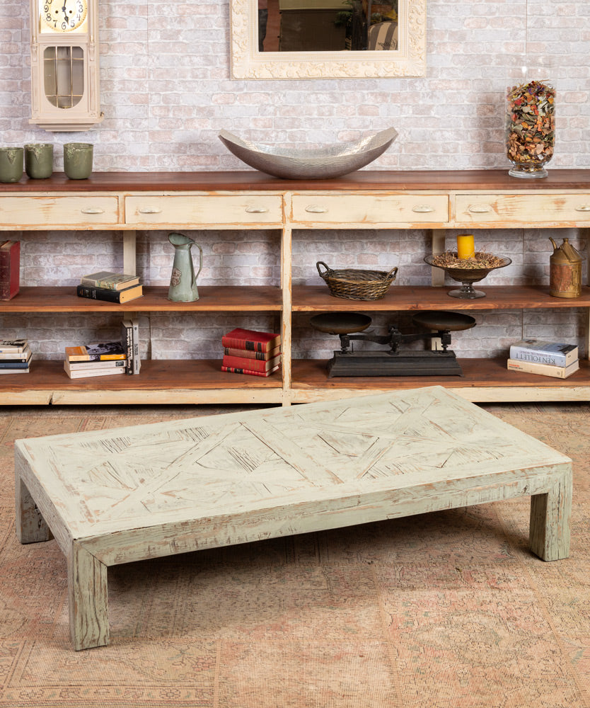 Mesa baja de madera Ponferrada