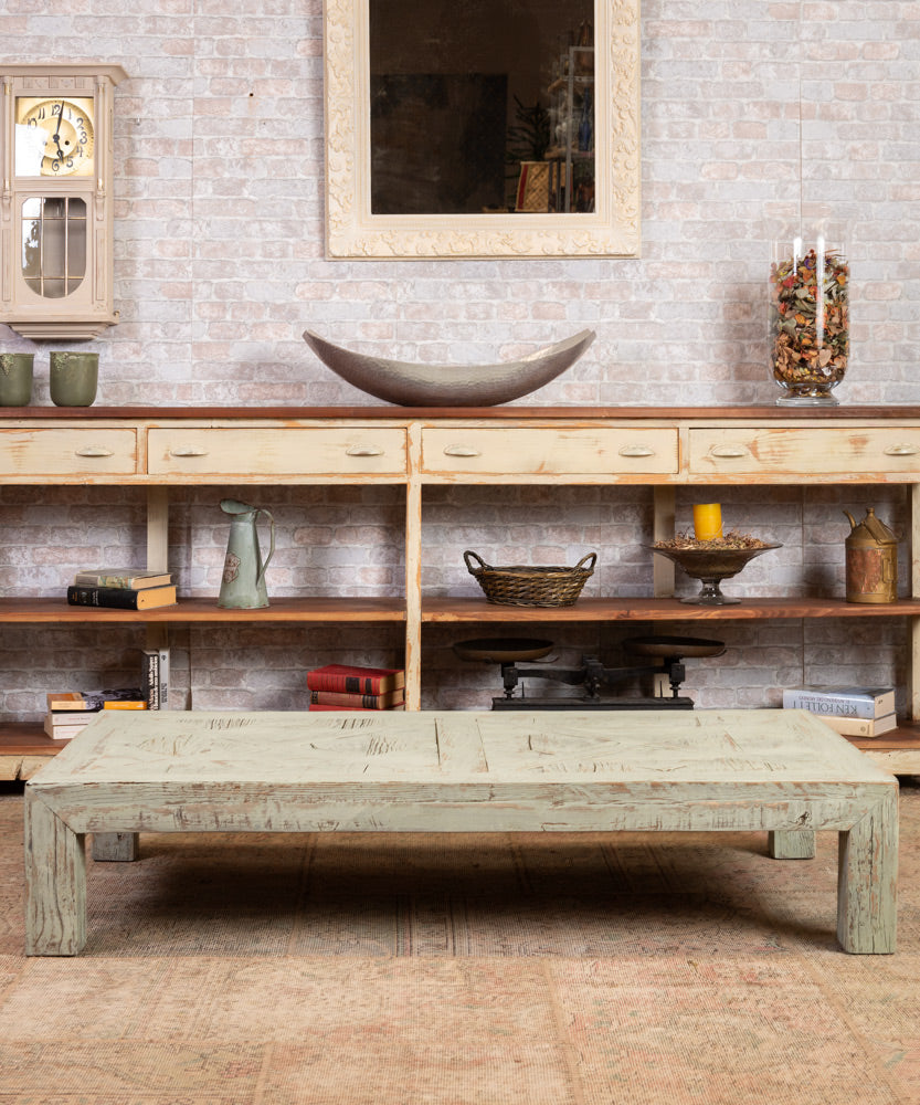 Mesa baja de madera Ponferrada