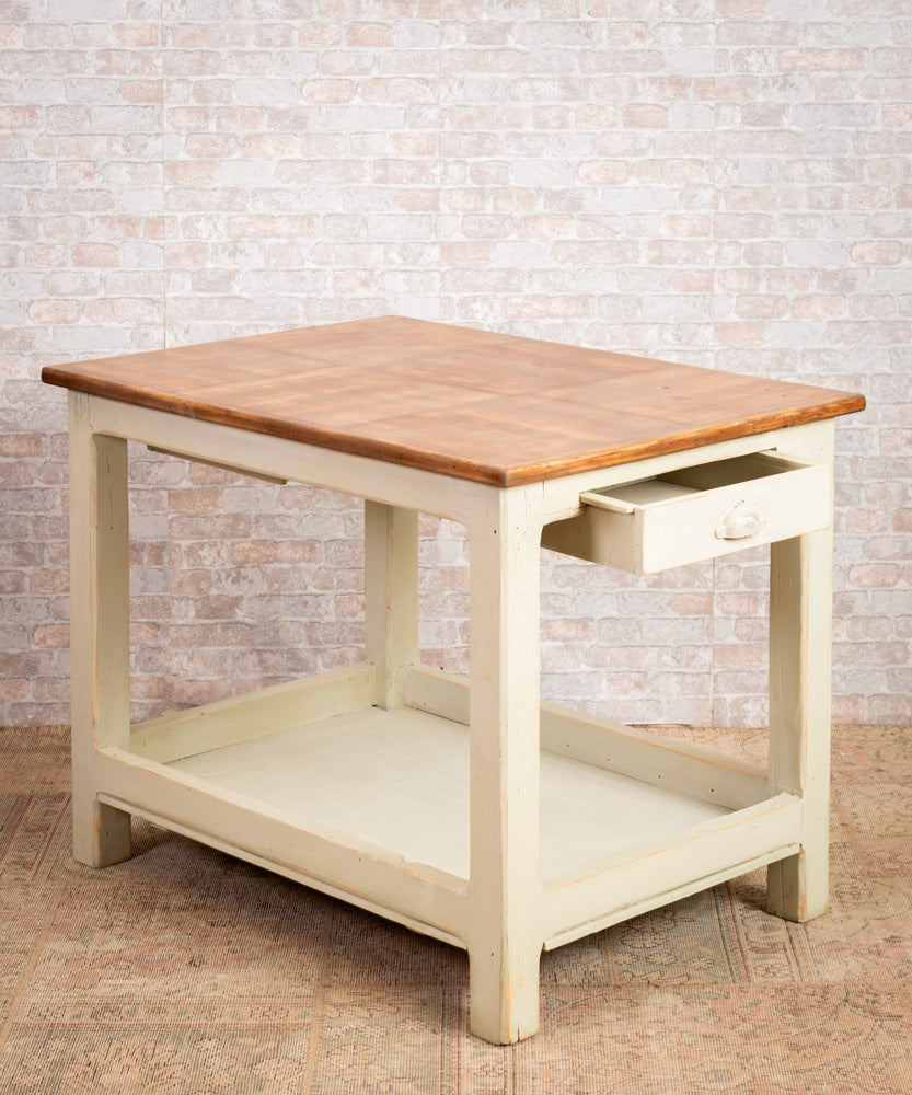 Carballo industrial island table