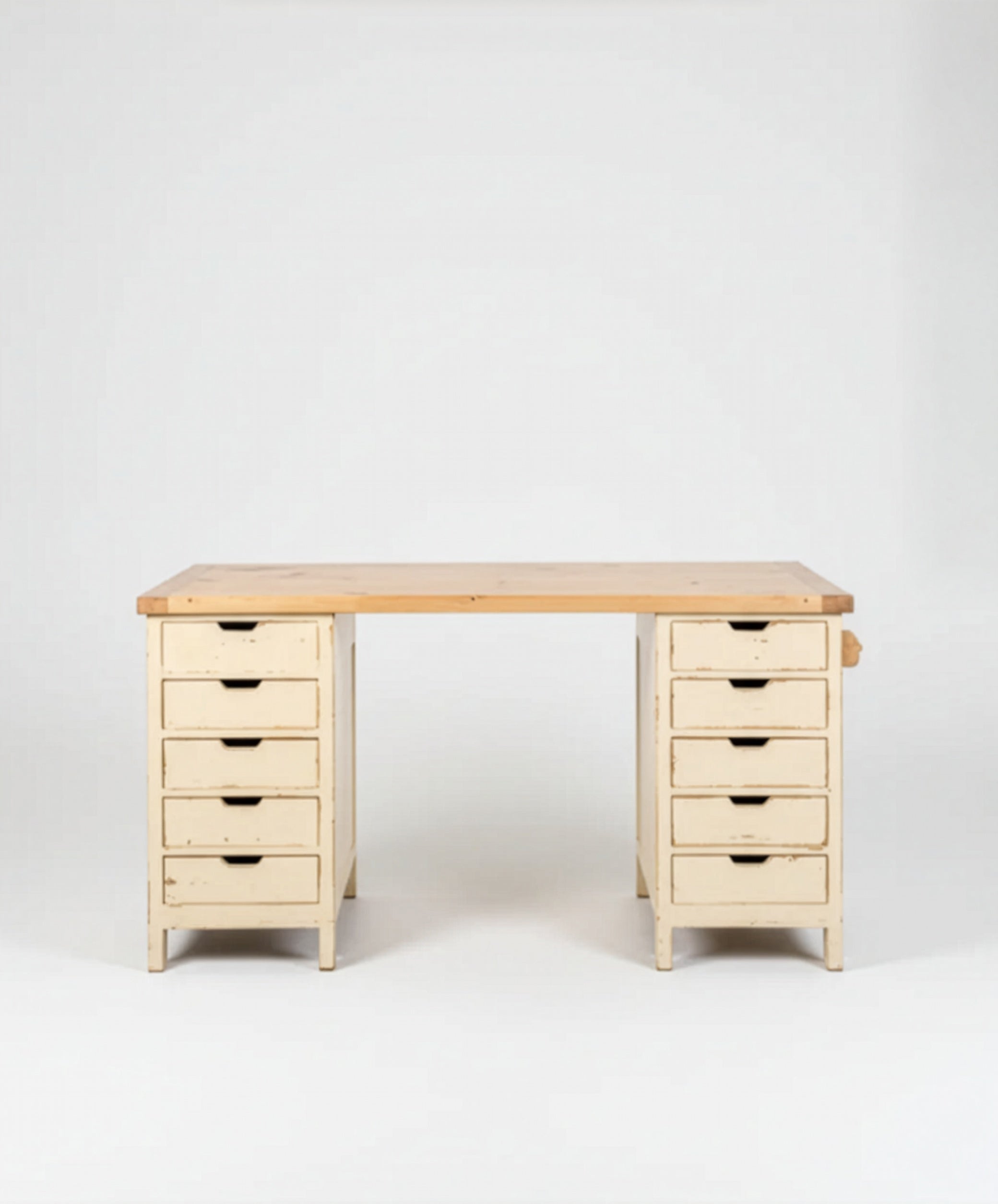 La Orbada industrial island table