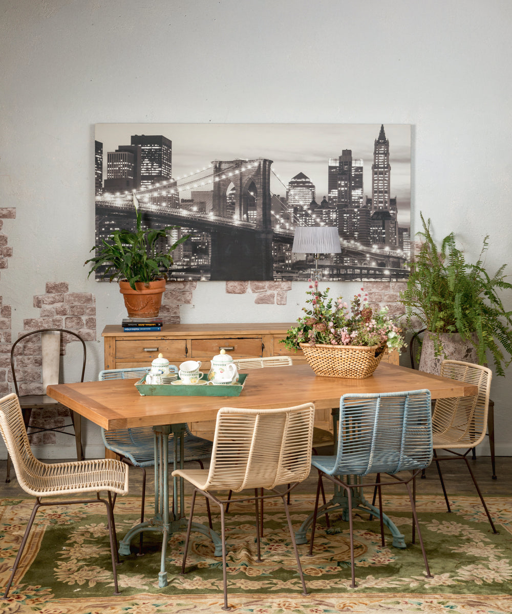 Algarve industrial dining table