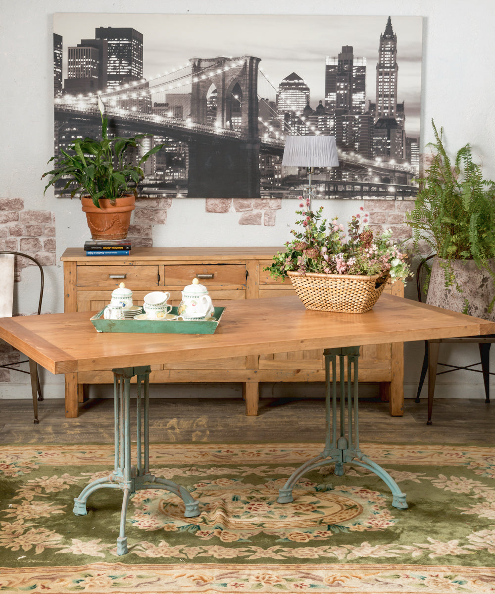 Algarve industrial dining table