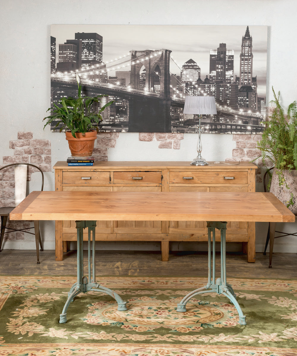 Algarve industrial dining table