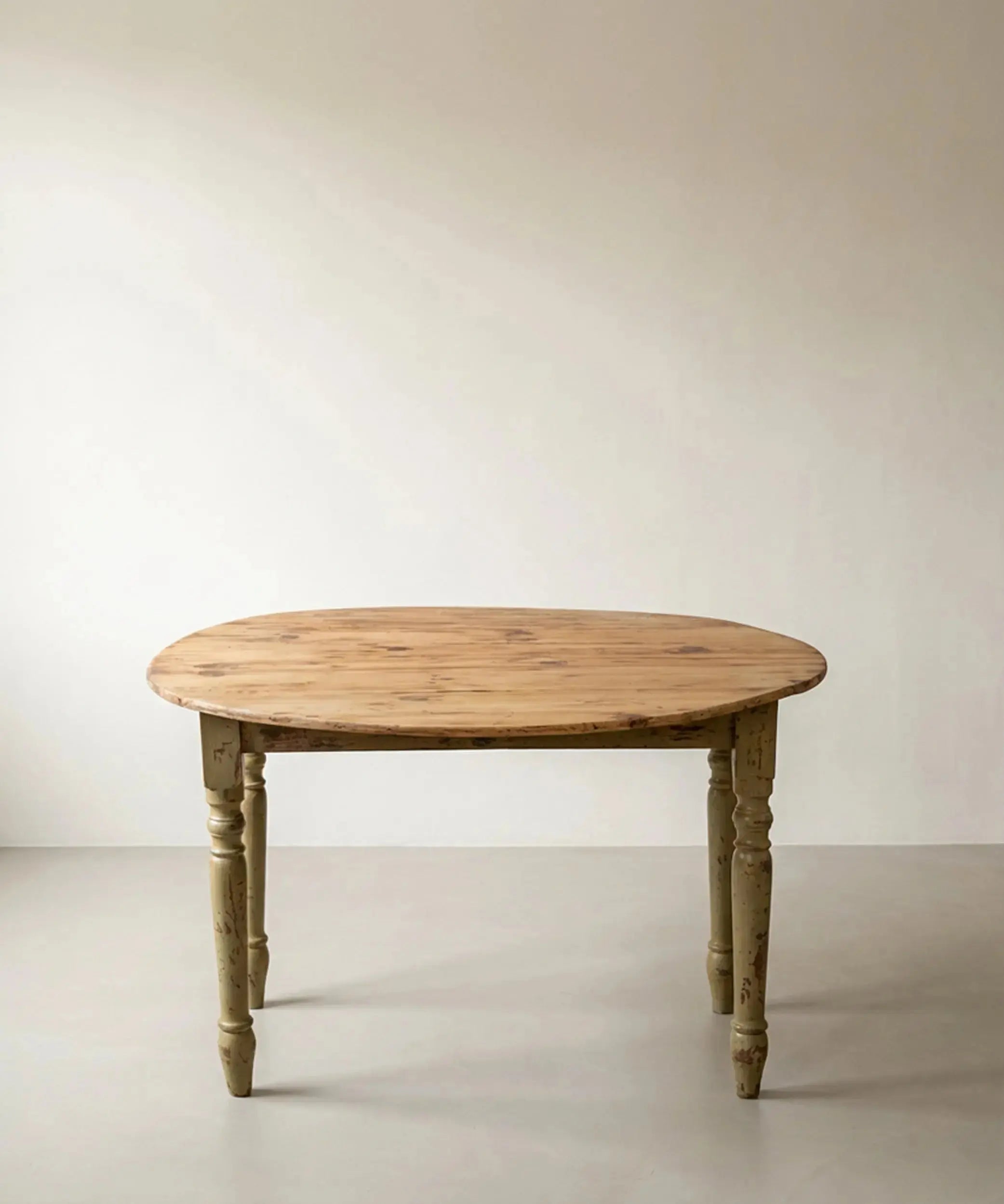 Mesa rústica de alas abatibles en pino Antique arte y decoracion