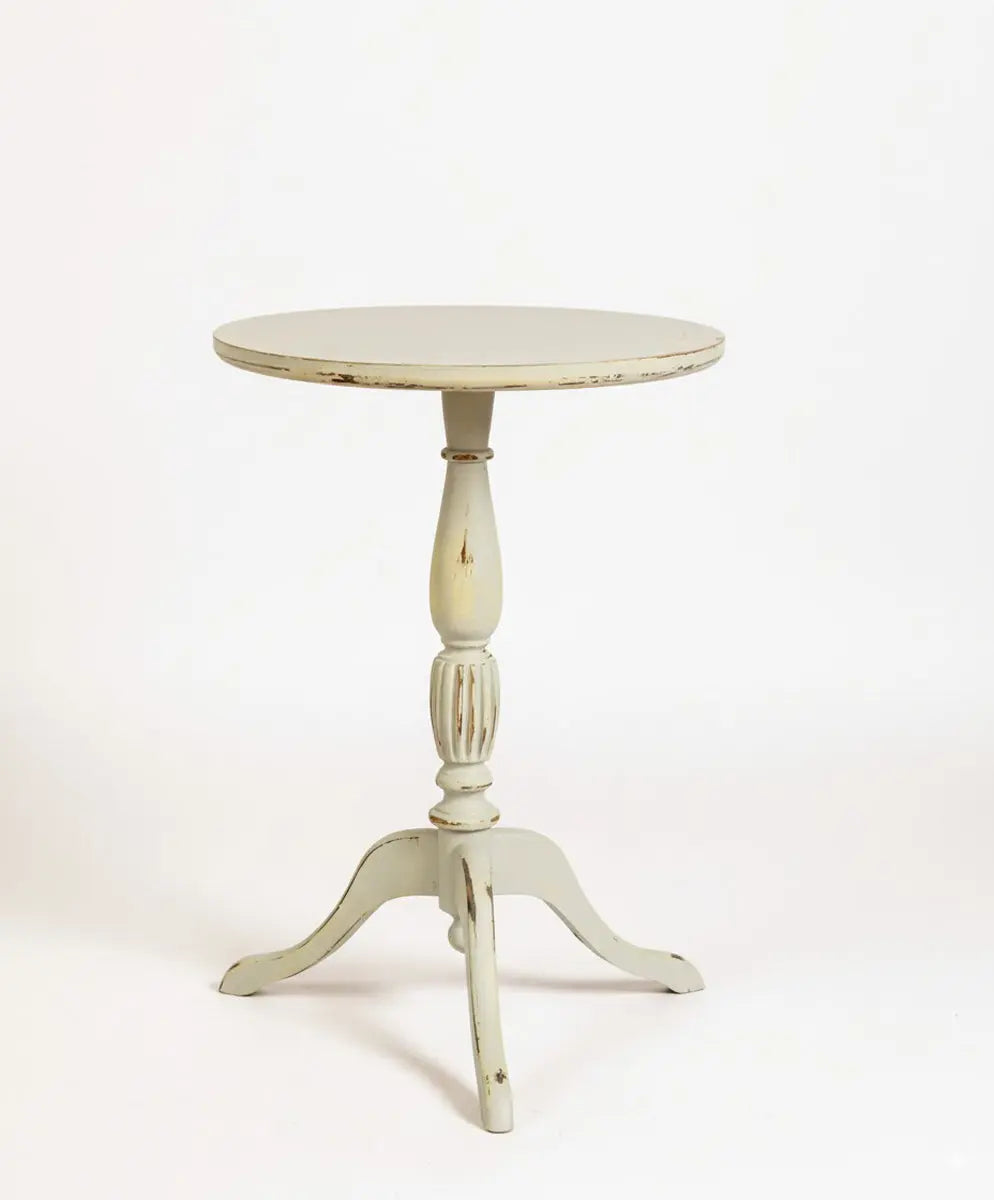 Mesa auxiliar antigua trípode Antique arte y decoracion