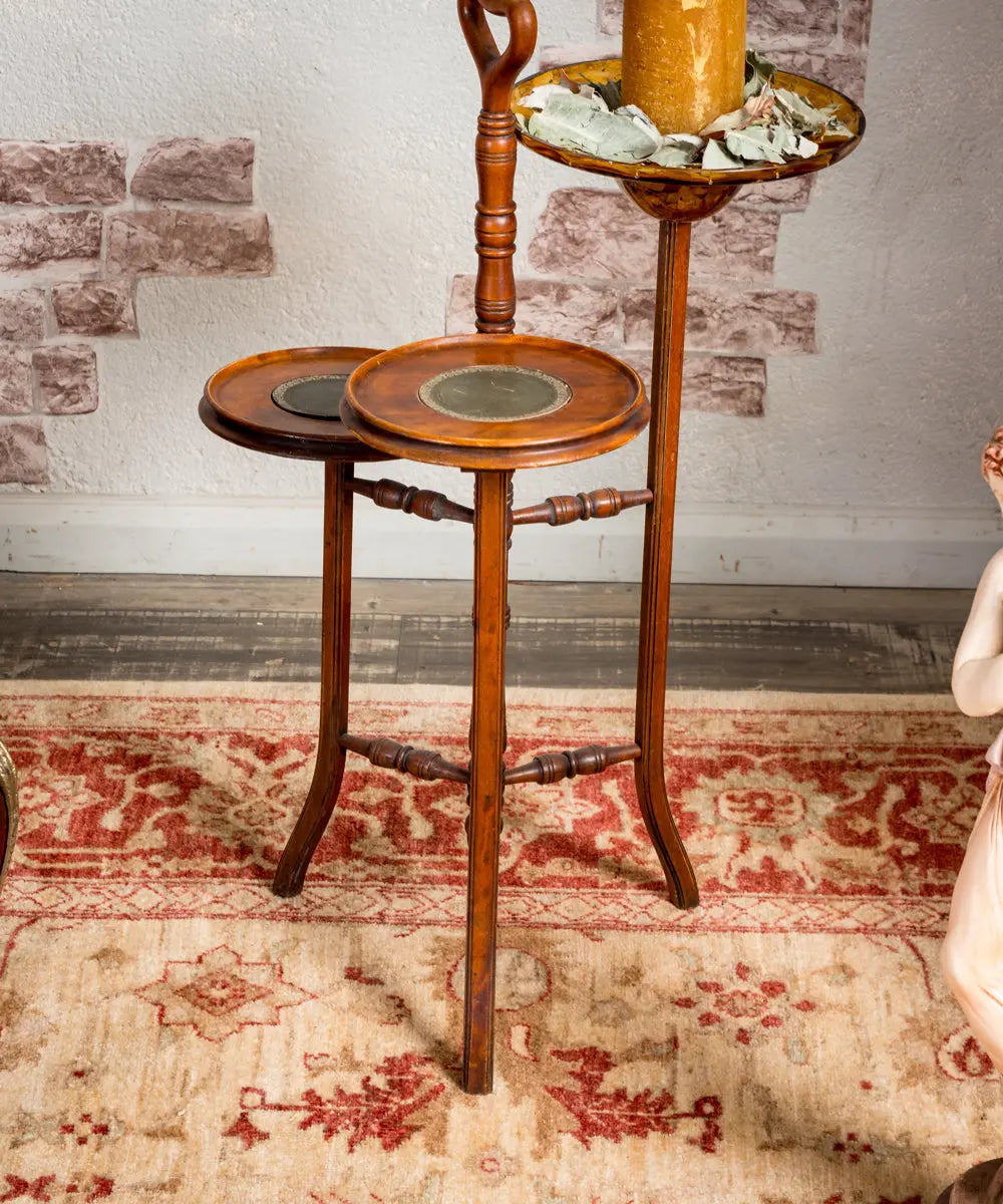 Macetero de madera Antique arte y decoracion