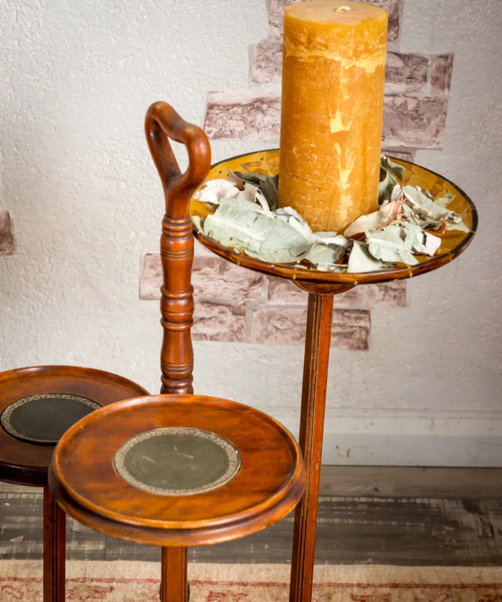 Macetero de madera Antique arte y decoracion