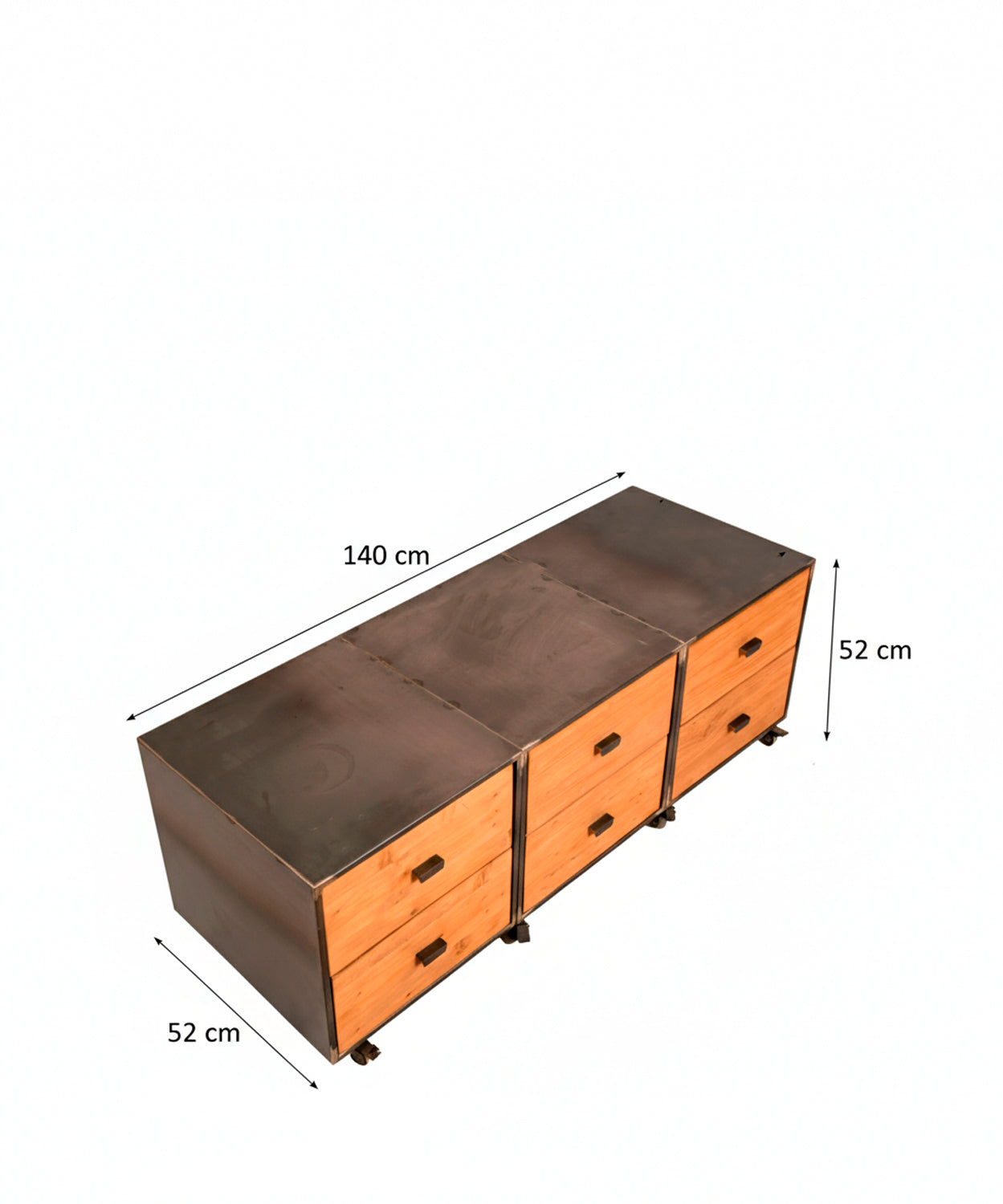 Mueble bajo industrial Hamburgo