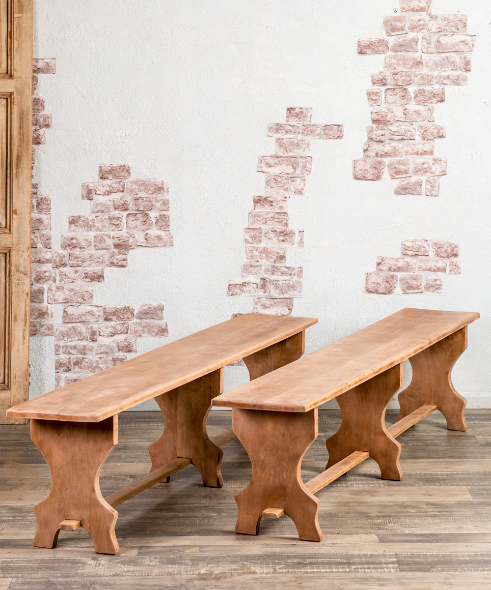 Antique wooden bench