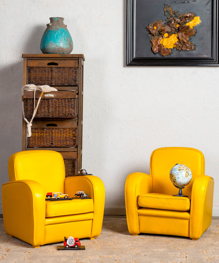 Pareja de sillones infantiles vintage