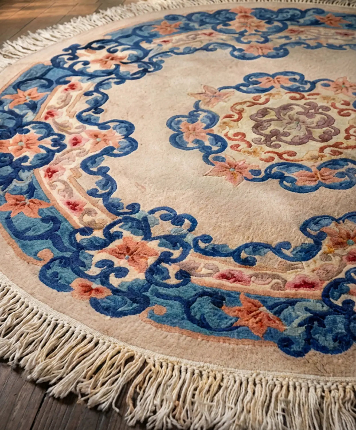 Alfombra china redonda Antique arte y decoracion