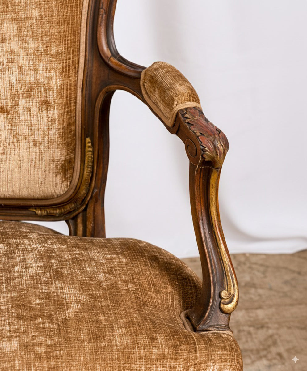 Sillón antiguo Luis XV