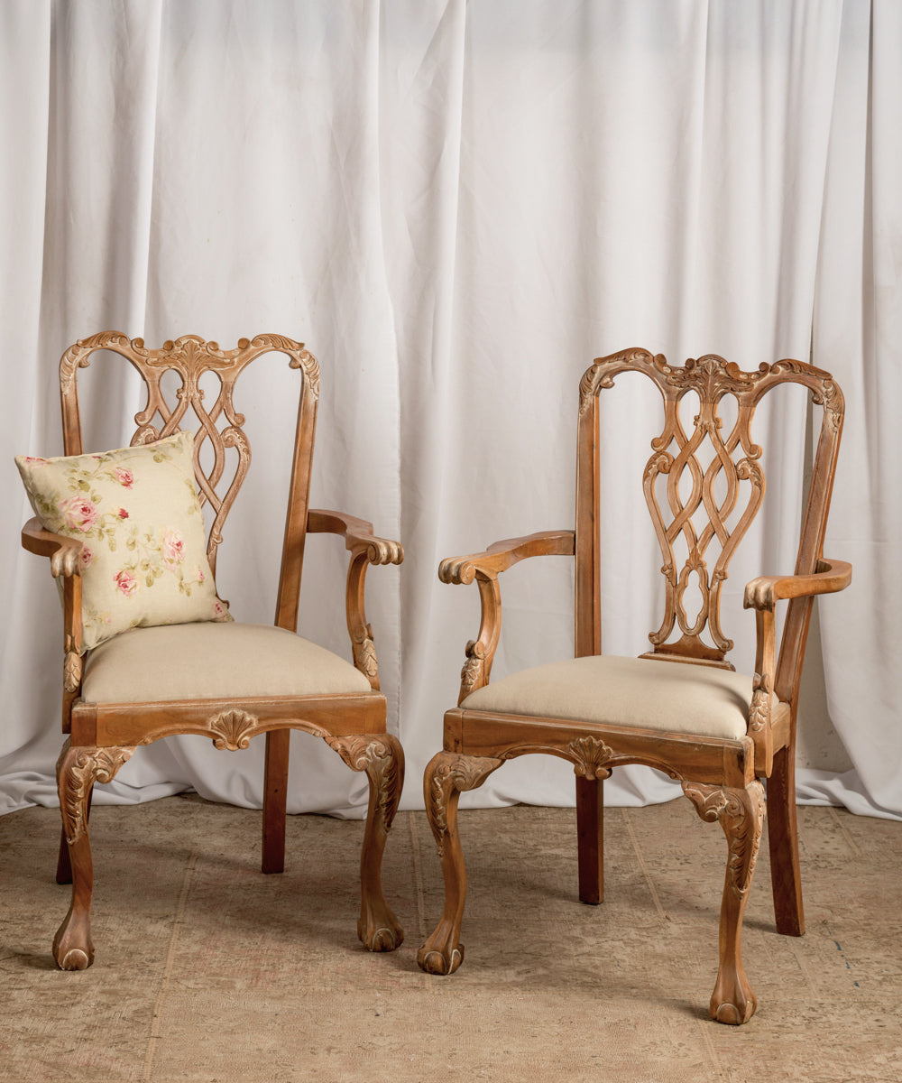 Antique French Vernon Armchair