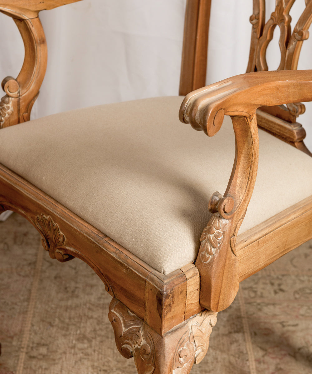 Antique French Vernon Armchair