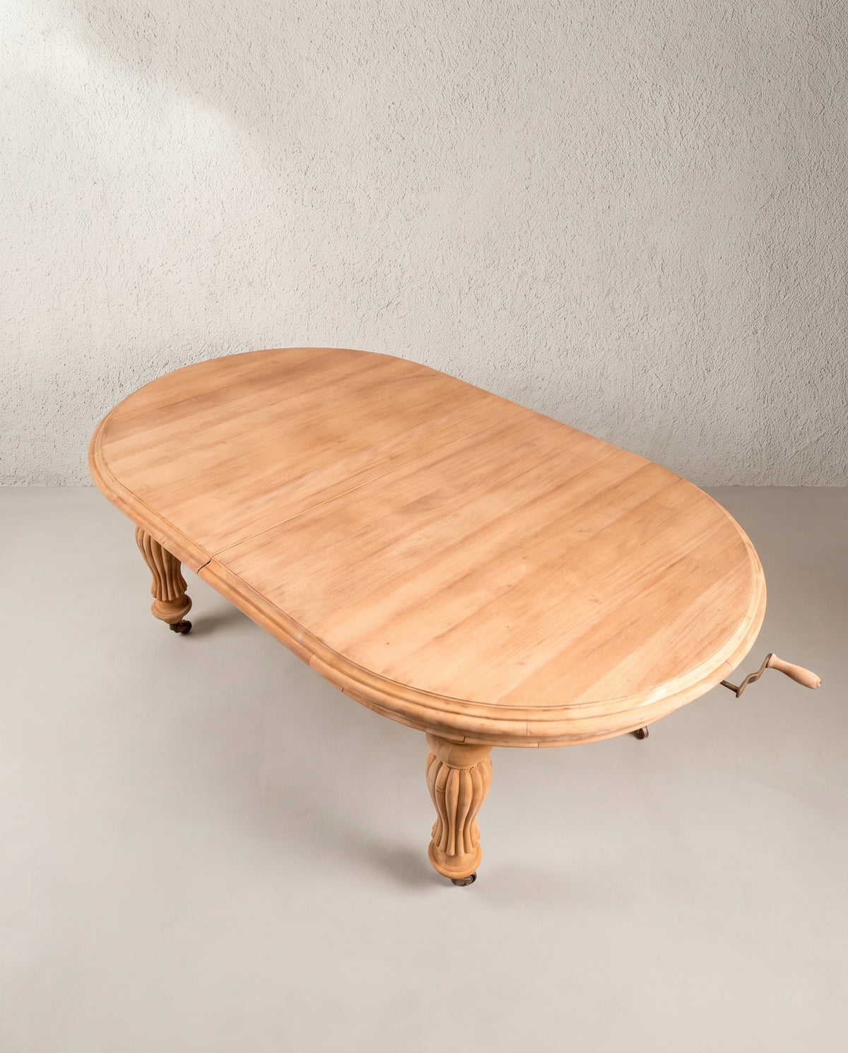Mesa de Comedor Extensible de Caoba con Manivela | Estilo Victoriano, hasta 386 cm