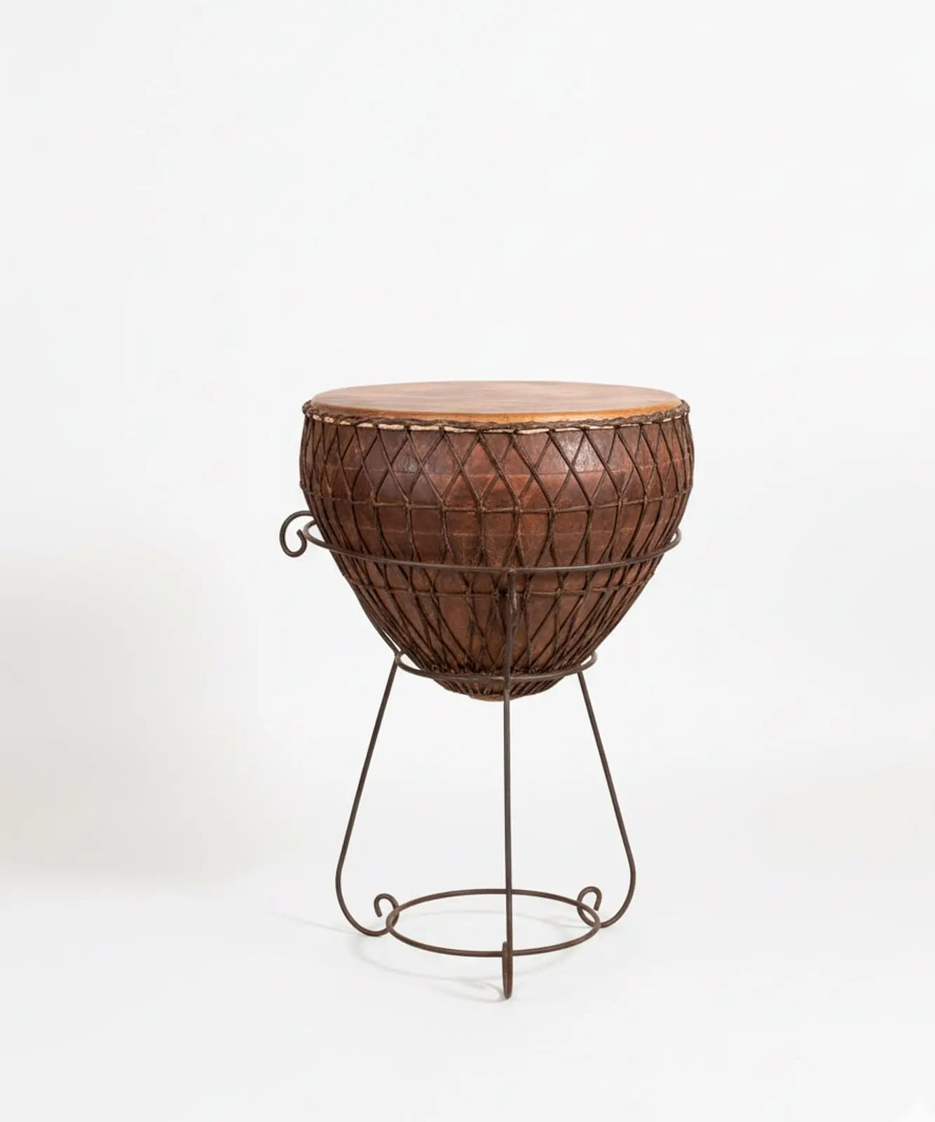 Tambor tribal antiguo Antique arte y decoracion
