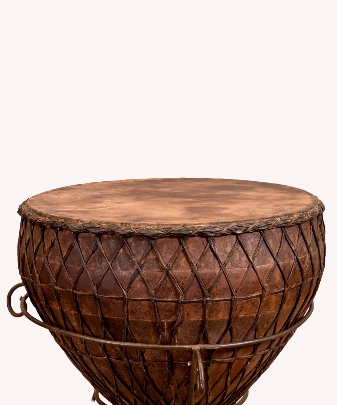 Tambor tribal antiguo Antique arte y decoracion