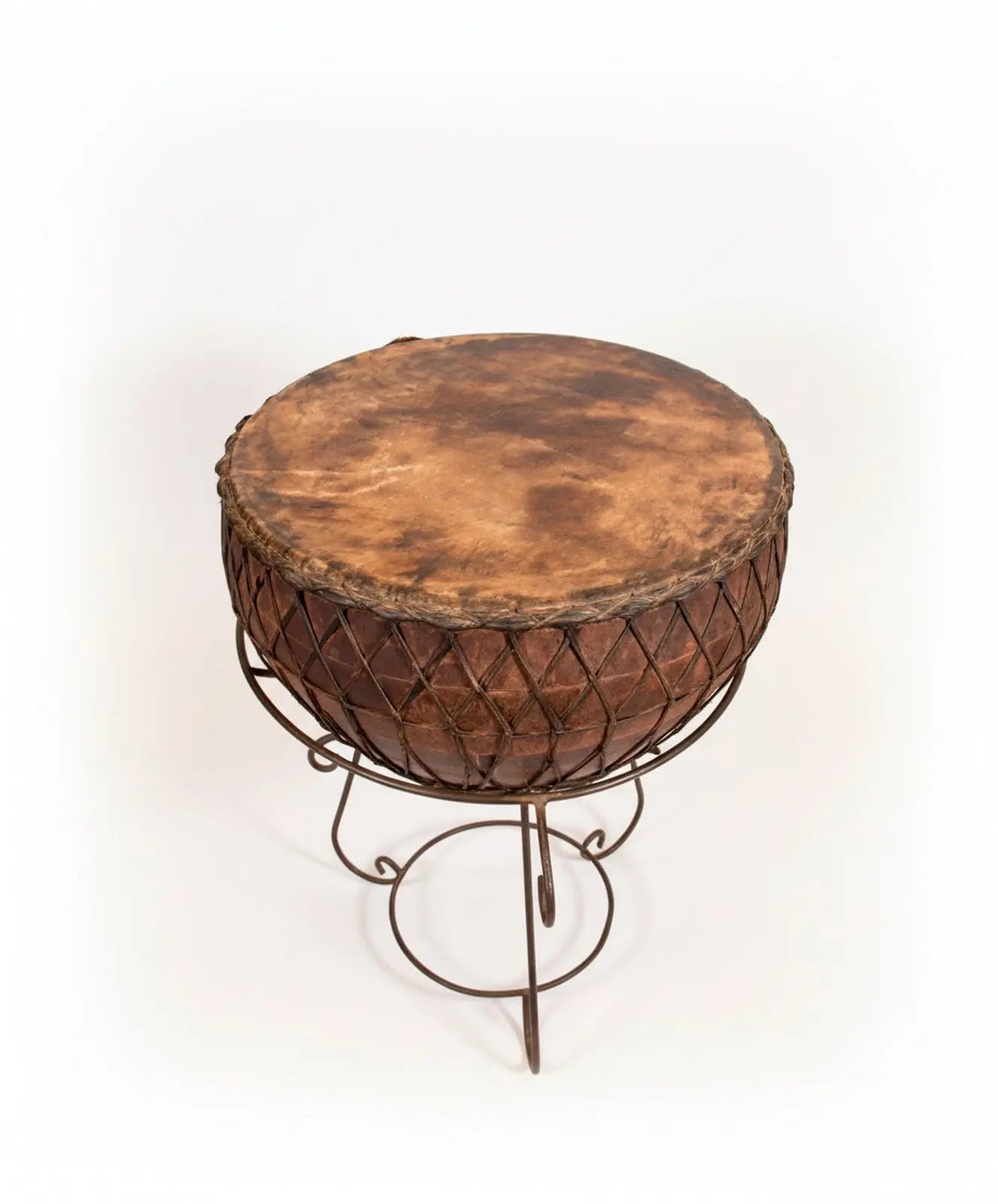 Tambor tribal antiguo Antique arte y decoracion